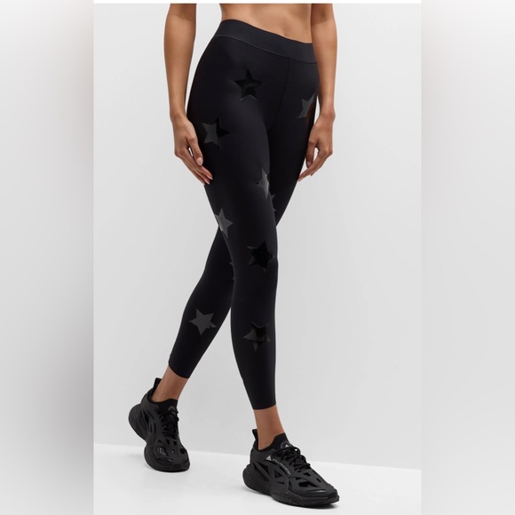 ULTRACOR Lux Knockout Star-Print Ankle Leggings size M - Picture 6 of 8